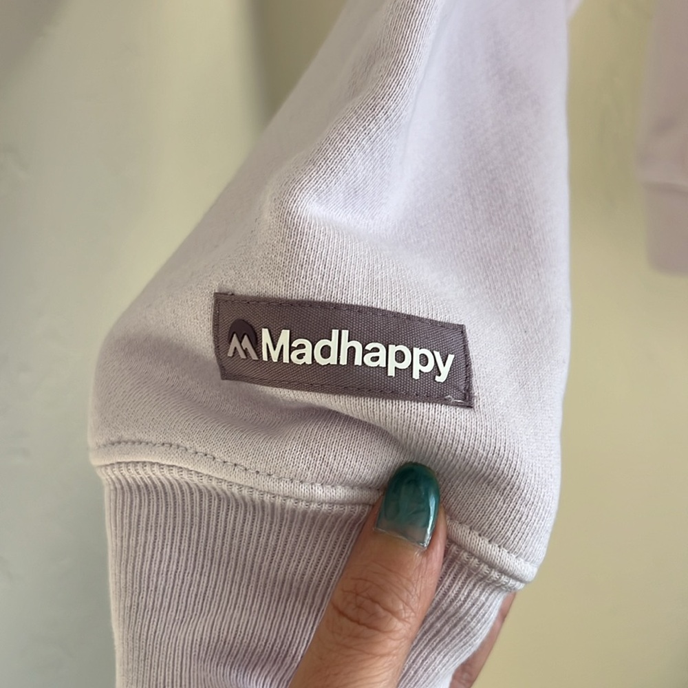 NWT Madhappy Local Optimist Outdoors Fleece Crewneck XS - Picture 6 of 9